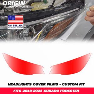 2019-2021 Subaru FORESTER Precut Headlight PPF Clear Paint Protection Film Kit 2019-2021 Subaru FORESTER Precut Headlight PPF Clear Paint Protection Film Kit