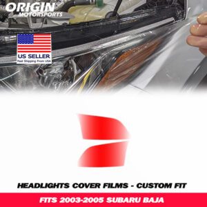 2003-2005 Subaru BAJA Precut Headlight PPF Clear Paint Protection Film Kit 2003-2005 Subaru BAJA Precut Headlight PPF Clear Paint Protection Film Kit