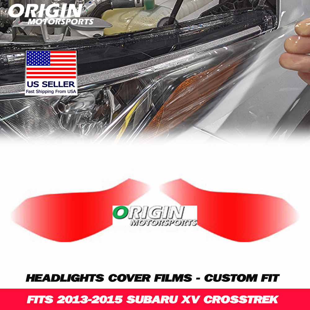 2013-2015 Subaru XV CROSSTREK Precut Headlight PPF Clear Paint Protection Film Kit