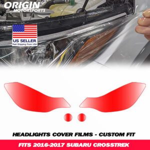 2016-2017 Subaru CROSSTREK Precut Headlight PPF Clear Paint Protection Film Kit