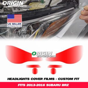 2013-2016 Subaru BRZ Precut Headlight PPF Clear Paint Protection Film Kit 2013-2016 Subaru BRZ Precut Headlight PPF Clear Paint Protection Film Kit