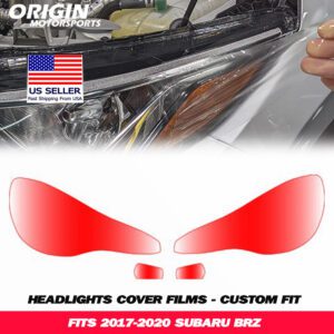 2017-2020 Subaru BRZ Precut Headlight PPF Clear Paint Protection Film Kit 2017-2020 Subaru BRZ Precut Headlight PPF Clear Paint Protection Film Kit