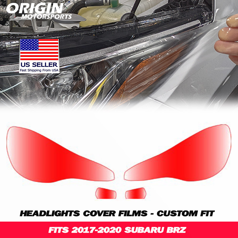 2017-2020 Subaru BRZ Precut Headlight PPF Clear Paint Protection Film Kit 2017-2020 Subaru BRZ Precut Headlight PPF Clear Paint Protection Film Kit