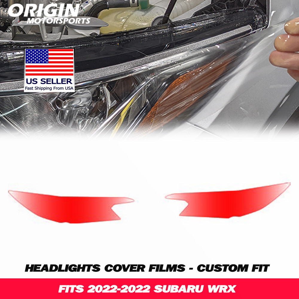 2022-2022 Subaru WRX Precut Headlight PPF Clear Paint Protection Film Kit