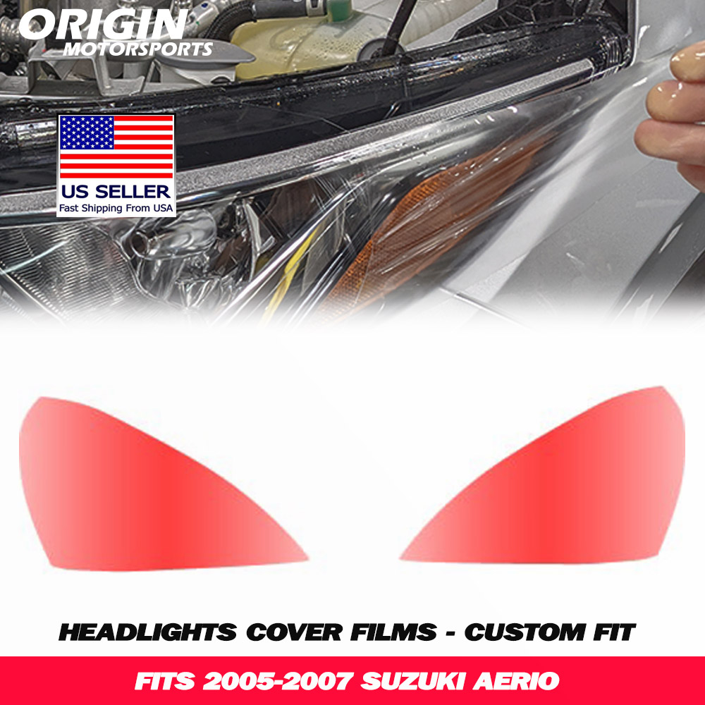 2005-2007 Suzuki AERIO Precut Headlight PPF Clear Paint Protection Film Kit 2005-2007 Suzuki AERIO Precut Headlight PPF Clear Paint Protection Film Kit