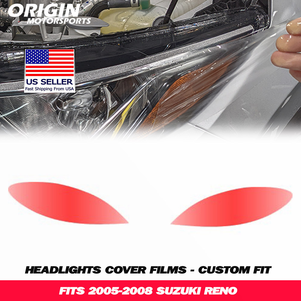 2005-2008 Suzuki RENO Precut Headlight PPF Clear Paint Protection Film Kit 2005-2008 Suzuki RENO Precut Headlight PPF Clear Paint Protection Film Kit