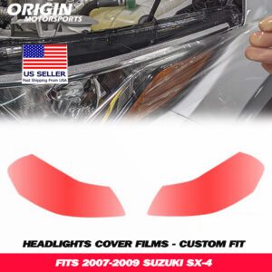 2007-2009 Suzuki SX-4 Precut Headlight PPF Clear Paint Protection Film Kit 2007-2009 Suzuki SX-4 Precut Headlight PPF Clear Paint Protection Film Kit