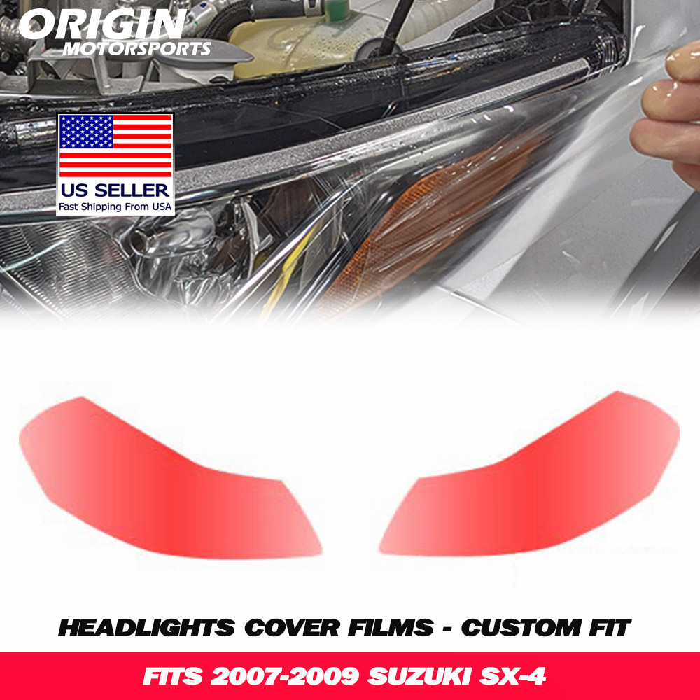 2007-2009 Suzuki SX-4 Precut Headlight PPF Clear Paint Protection Film Kit 2007-2009 Suzuki SX-4 Precut Headlight PPF Clear Paint Protection Film Kit