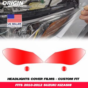 2010-2012 Suzuki KIZASHI Precut Headlight PPF Clear Paint Protection Film Kit 2010-2012 Suzuki KIZASHI Precut Headlight PPF Clear Paint Protection Film Kit
