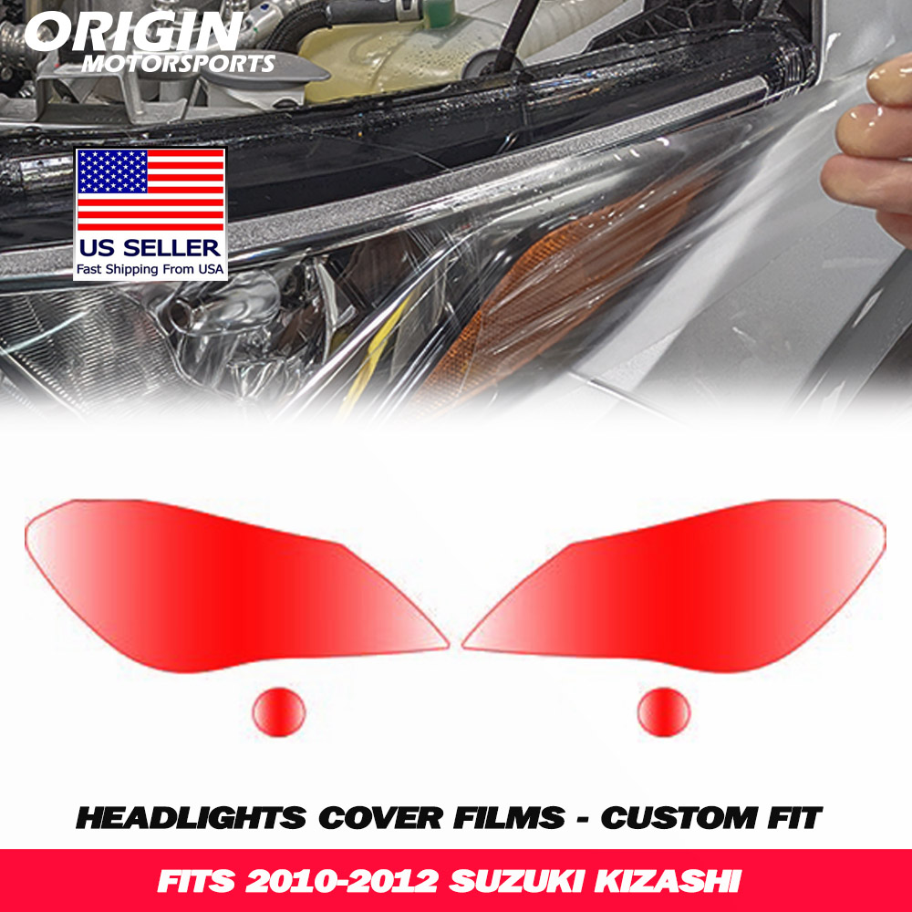 2010-2012 Suzuki KIZASHI Precut Headlight PPF Clear Paint Protection Film Kit
