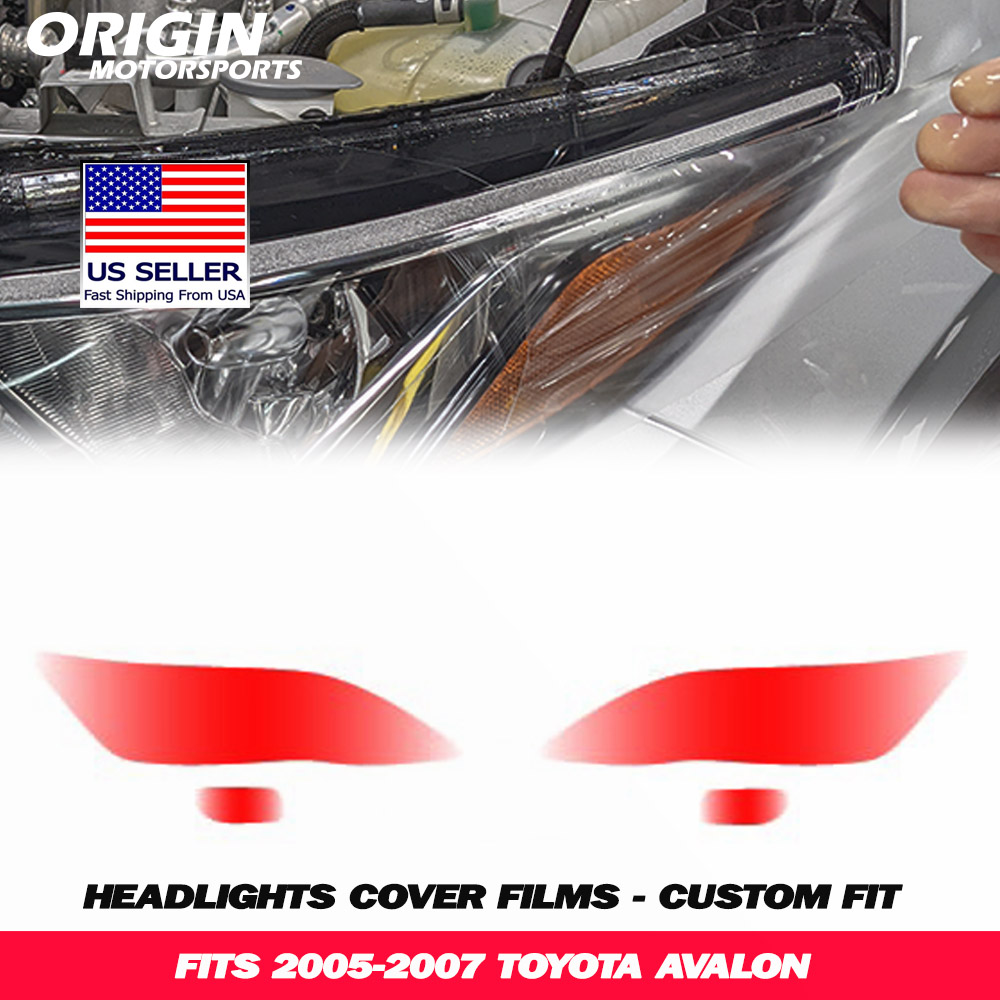 2005-2007 Toyota AVALON Precut Headlight PPF Clear Paint Protection Film Kit 2005-2007 Toyota AVALON Precut Headlight PPF Clear Paint Protection Film Kit