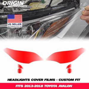 2013-2018 Toyota AVALON Precut Headlight PPF Clear Paint Protection Film Kit 2013-2018 Toyota AVALON Precut Headlight PPF Clear Paint Protection Film Kit