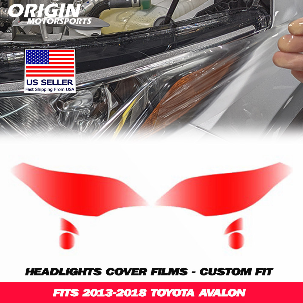 2013-2018 Toyota AVALON Precut Headlight PPF Clear Paint Protection Film Kit 2013-2018 Toyota AVALON Precut Headlight PPF Clear Paint Protection Film Kit