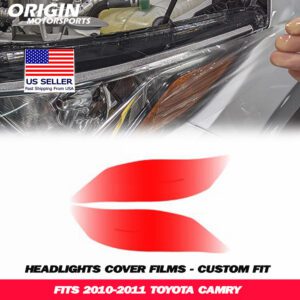 2010-2011 Toyota CAMRY Precut Headlight PPF Clear Paint Protection Film Kit 2010-2011 Toyota CAMRY Precut Headlight PPF Clear Paint Protection Film Kit