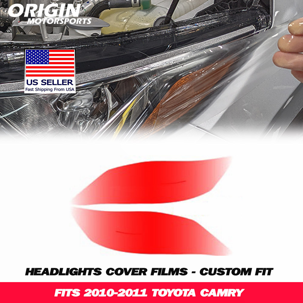 2010-2011 Toyota CAMRY Precut Headlight PPF Clear Paint Protection Film Kit 2010-2011 Toyota CAMRY Precut Headlight PPF Clear Paint Protection Film Kit