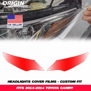 2014-2014 Toyota CAMRY Precut Headlight PPF Clear Paint Protection Film Kit 2014-2014 Toyota CAMRY Precut Headlight PPF Clear Paint Protection Film Kit