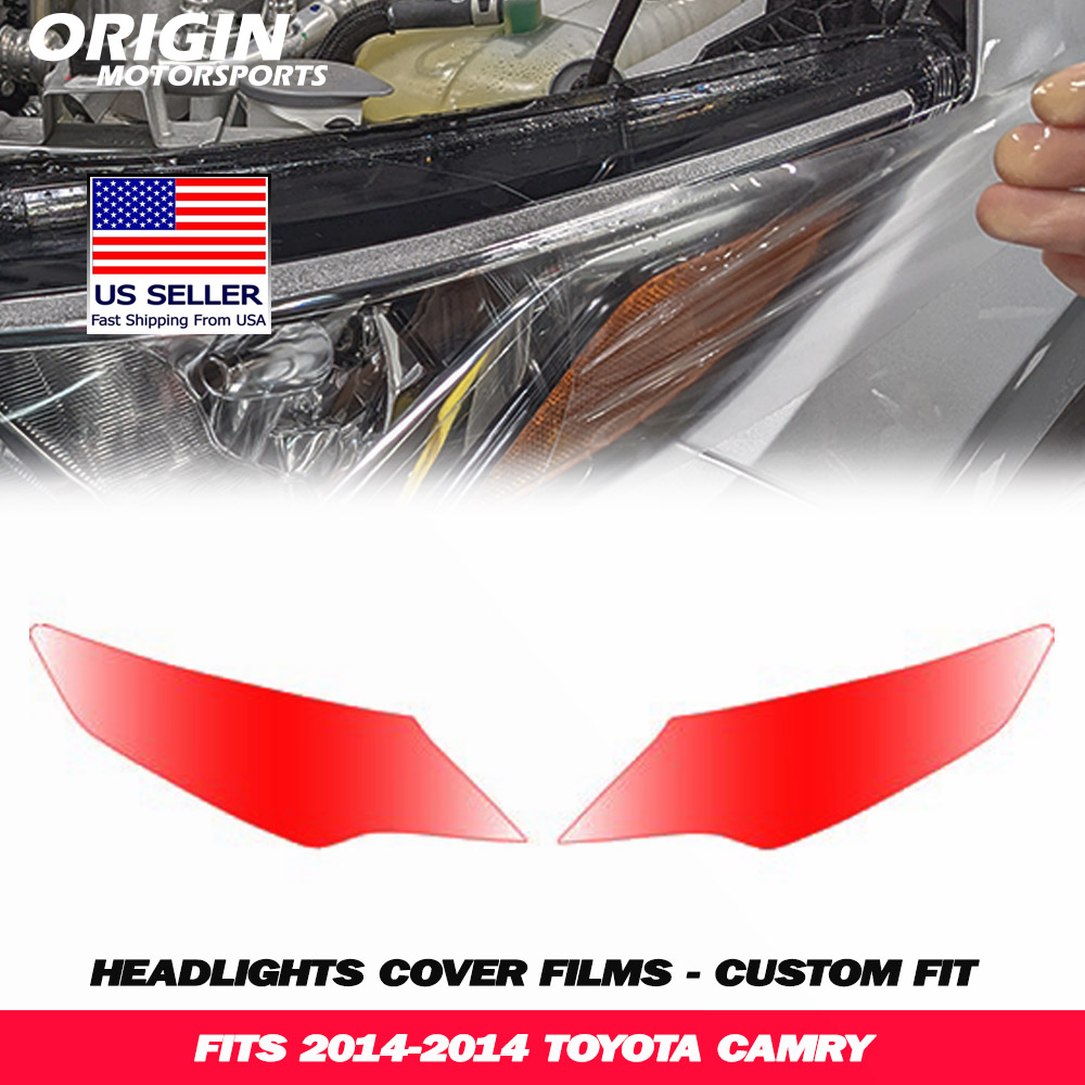 2014-2014 Toyota CAMRY Precut Headlight PPF Clear Paint Protection Film Kit 2014-2014 Toyota CAMRY Precut Headlight PPF Clear Paint Protection Film Kit