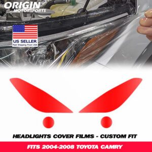 2004-2008 Toyota CAMRY Precut Headlight PPF Clear Paint Protection Film Kit 2004-2008 Toyota CAMRY Precut Headlight PPF Clear Paint Protection Film Kit