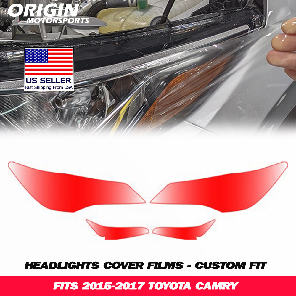 2015-2017 Toyota CAMRY Precut Headlight PPF Clear Paint Protection Film Kit