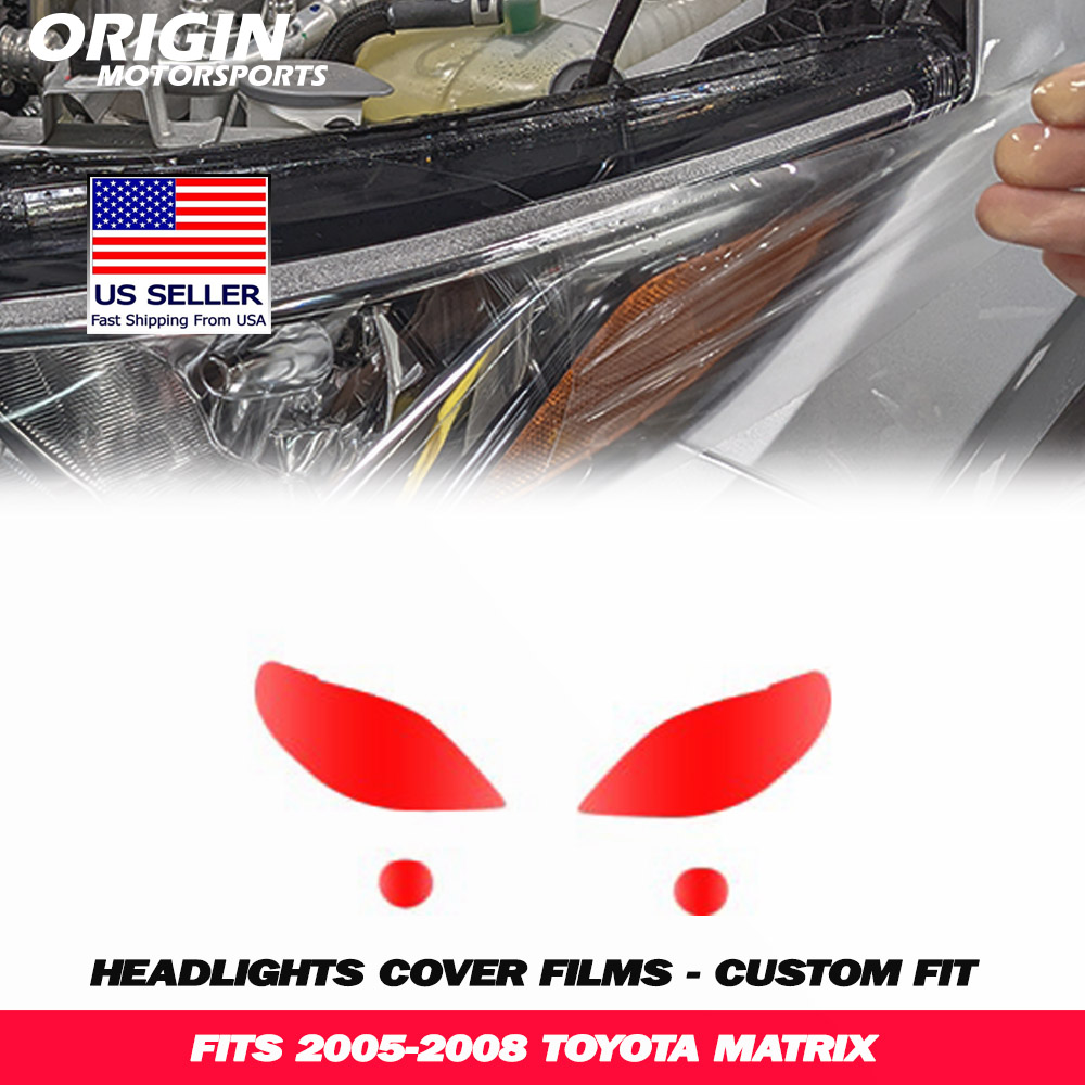 2005-2008 Toyota MATRIX Precut Headlight PPF Clear Paint Protection Film Kit
