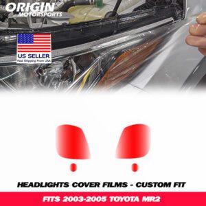 2003-2005 Toyota MR2 Precut Headlight PPF Clear Paint Protection Film Kit 2003-2005 Toyota MR2 Precut Headlight PPF Clear Paint Protection Film Kit