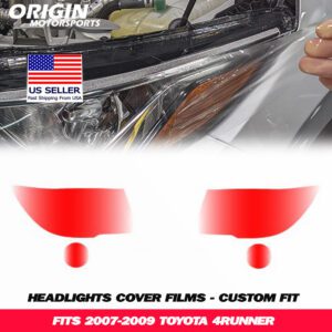 2007-2009 Toyota 4RUNNER Precut Headlight PPF Clear Paint Protection Film Kit