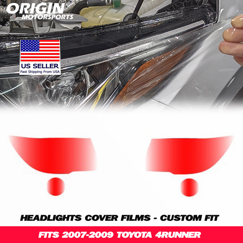 2007-2009 Toyota 4RUNNER Precut Headlight PPF Clear Paint Protection Film Kit