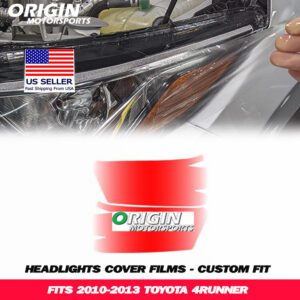 2010-2013 Toyota 4RUNNER Precut Headlight PPF Clear Paint Protection Film Kit