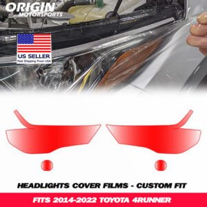 2014-2022 Toyota 4RUNNER Precut Headlight PPF Clear Paint Protection Film Kit 2014-2022 Toyota 4RUNNER Precut Headlight PPF Clear Paint Protection Film Kit