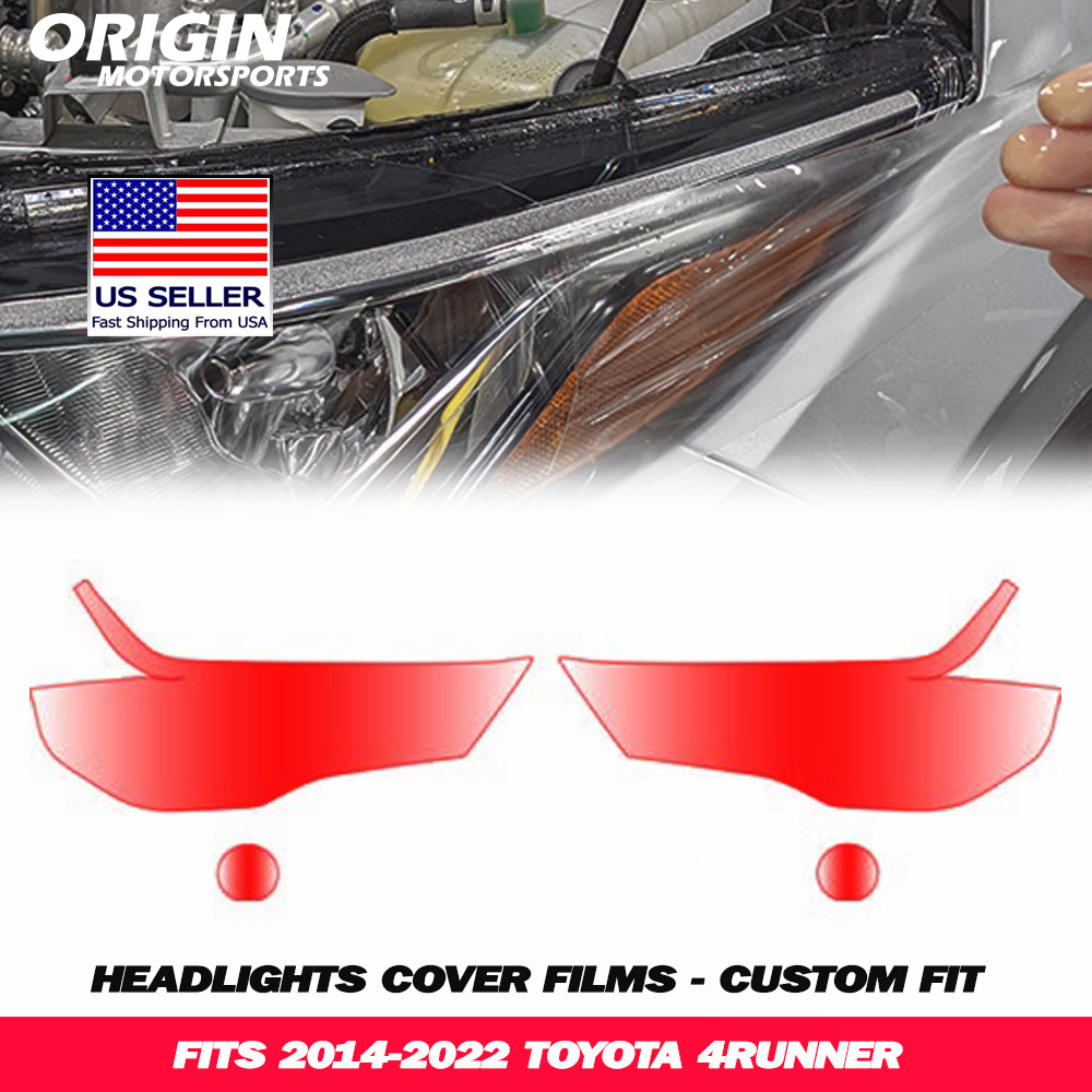 2014-2022 Toyota 4RUNNER Precut Headlight PPF Clear Paint Protection Film Kit