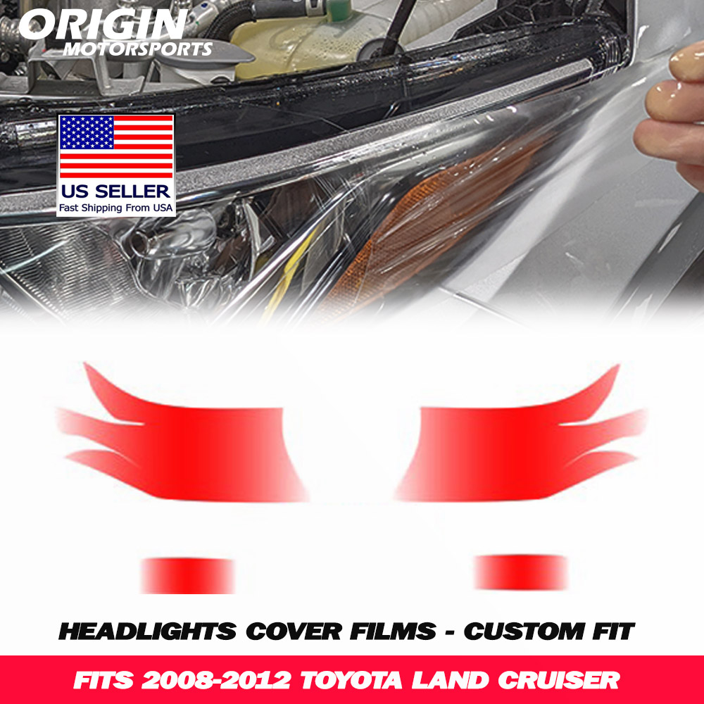 2008-2012 Toyota LAND CRUISER Precut Headlight PPF Clear Paint Protection Film Kit