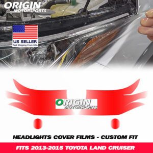 2013-2015 Toyota LAND CRUISER Precut Headlight PPF Clear Paint Protection Film Kit 2013-2015 Toyota LAND CRUISER Precut Headlight PPF Clear Paint Protection Film Kit