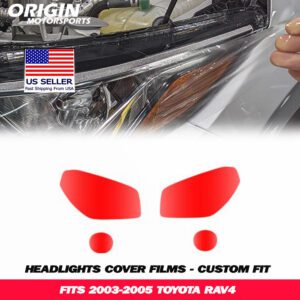 2003-2005 Toyota RAV4 Precut Headlight PPF Clear Paint Protection Film Kit 2003-2005 Toyota RAV4 Precut Headlight PPF Clear Paint Protection Film Kit