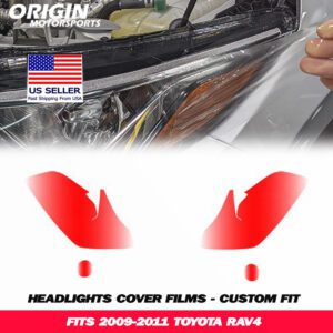 2009-2011 Toyota RAV4 Precut Headlight PPF Clear Paint Protection Film Kit 2009-2011 Toyota RAV4 Precut Headlight PPF Clear Paint Protection Film Kit