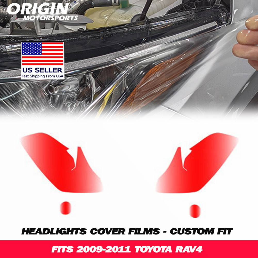 2009-2011 Toyota RAV4 Precut Headlight PPF Clear Paint Protection Film Kit 2009-2011 Toyota RAV4 Precut Headlight PPF Clear Paint Protection Film Kit