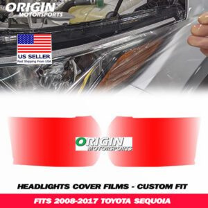 2008-2017 Toyota SEQUOIA Precut Headlight PPF Clear Paint Protection Film Kit 2008-2017 Toyota SEQUOIA Precut Headlight PPF Clear Paint Protection Film Kit