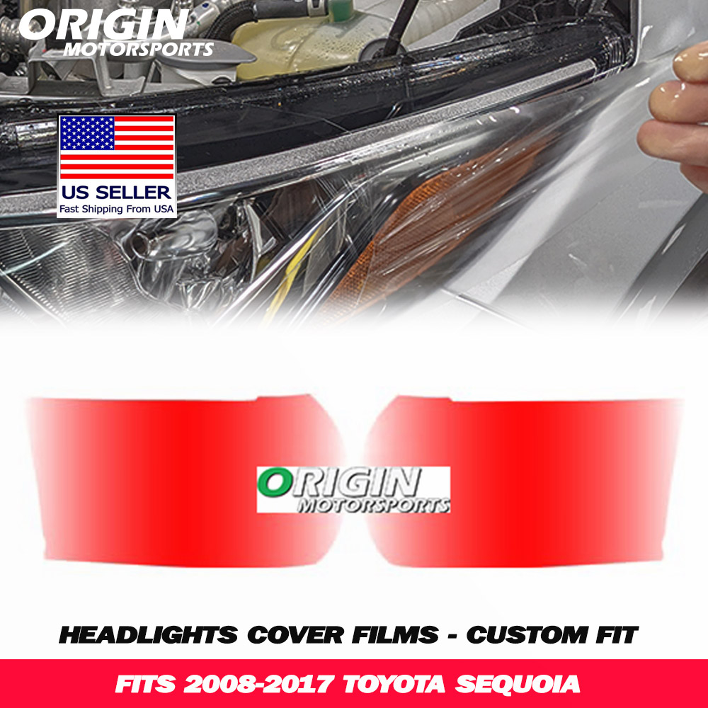 2008-2017 Toyota SEQUOIA Precut Headlight PPF Clear Paint Protection Film Kit 2008-2017 Toyota SEQUOIA Precut Headlight PPF Clear Paint Protection Film Kit
