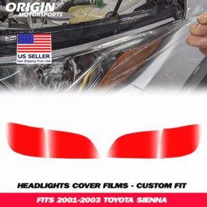 2001-2003 Toyota SIENNA Precut Headlight PPF Clear Paint Protection Film Kit 2001-2003 Toyota SIENNA Precut Headlight PPF Clear Paint Protection Film Kit