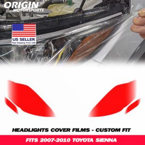2007-2010 Toyota SIENNA Precut Headlight PPF Clear Paint Protection Film Kit