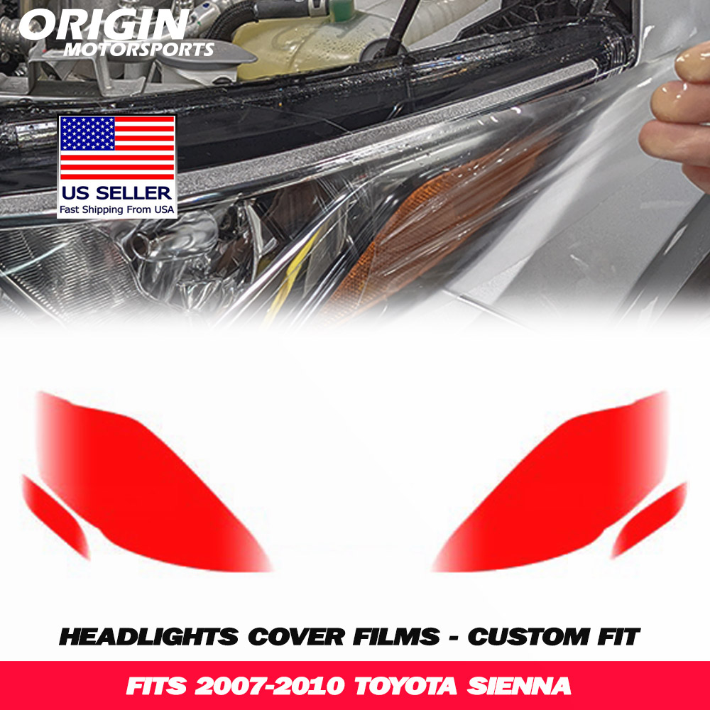 2007-2010 Toyota SIENNA Precut Headlight PPF Clear Paint Protection Film Kit
