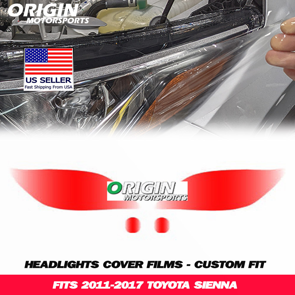 2011-2017 Toyota SIENNA Precut Headlight PPF Clear Paint Protection Film Kit 2011-2017 Toyota SIENNA Precut Headlight PPF Clear Paint Protection Film Kit