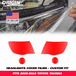 2005-2010 Toyota TACOMA Precut Headlight PPF Clear Paint Protection Film Kit 2005-2010 Toyota TACOMA Precut Headlight PPF Clear Paint Protection Film Kit