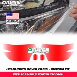 2012-2015 Toyota TACOMA Precut Headlight PPF Clear Paint Protection Film Kit 2012-2015 Toyota TACOMA Precut Headlight PPF Clear Paint Protection Film Kit