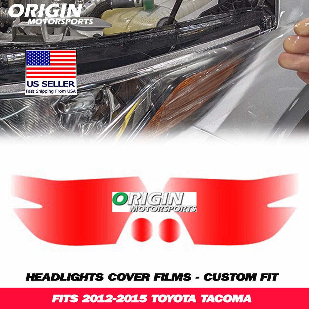 2012-2015 Toyota TACOMA Precut Headlight PPF Clear Paint Protection Film Kit 2012-2015 Toyota TACOMA Precut Headlight PPF Clear Paint Protection Film Kit