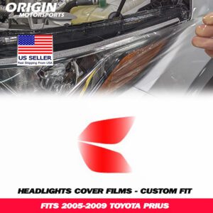 2005-2009 Toyota PRIUS Precut Headlight PPF Clear Paint Protection Film Kit 2005-2009 Toyota PRIUS Precut Headlight PPF Clear Paint Protection Film Kit