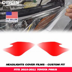 2010-2011 Toyota PRIUS Precut Headlight PPF Clear Paint Protection Film Kit 2010-2011 Toyota PRIUS Precut Headlight PPF Clear Paint Protection Film Kit