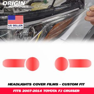 2007-2014 Toyota FJ CRUISER Precut Headlight PPF Clear Paint Protection Film Kit