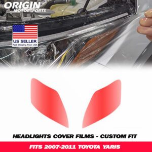 2007-2011 Toyota YARIS Precut Headlight PPF Clear Paint Protection Film Kit 2007-2011 Toyota YARIS Precut Headlight PPF Clear Paint Protection Film Kit