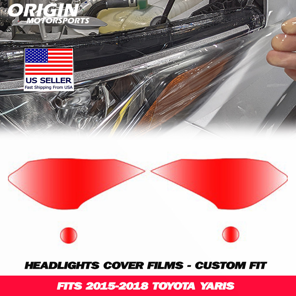2015-2018 Toyota YARIS Precut Headlight PPF Clear Paint Protection Film Kit