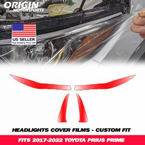 2017-2022 Toyota PRIUS PRIME Precut Headlight PPF Clear Paint Protection Film Kit 2017-2022 Toyota PRIUS PRIME Precut Headlight PPF Clear Paint Protection Film Kit